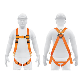 Kit contra caídas con arnés de tres anillos, TRUPER ARN-KIT-3 (100889)