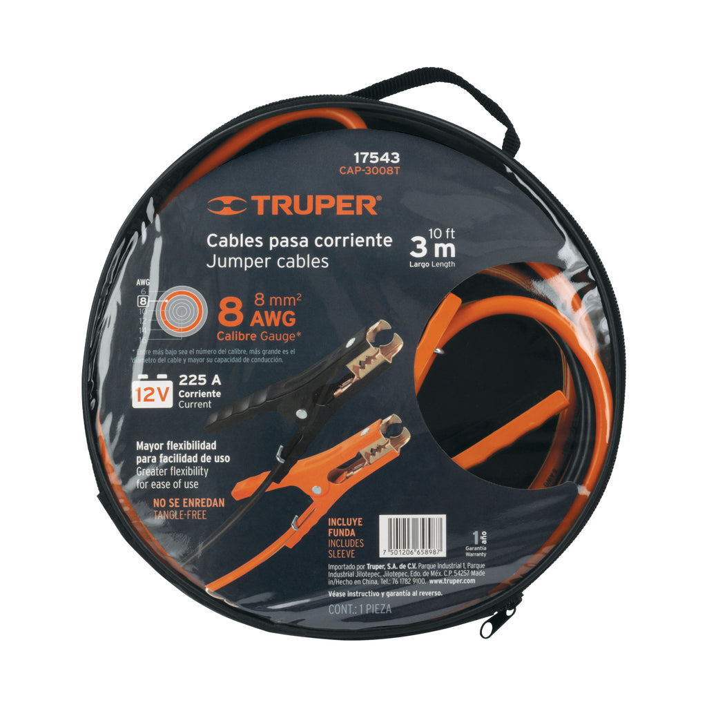 Cables pasa corriente TRUPER CAP-3008T (17543)