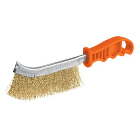 Cepillo curvo anti-chispa, alambre ondulado, TRUPER CEA-10 (11540)