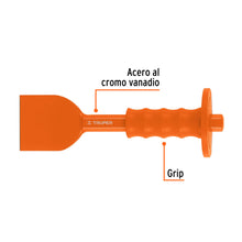 Cargar imagen en el visor de la galería, Cincel ladrillero 2-3/4 X 10" con grip, TRUPER CL-2-3/4X10G (12187)