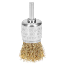 Cargar imagen en el visor de la galería, Carda de copa 1-1/8" alambre grueso para taladro, TRUPER COM-1-1/8 (11596)
