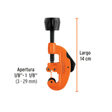 Cargar imagen en el visor de la galería, Cortador de tubo de cobre 1/8" a 1-1/8" cuchilla 17mm,TRUPER COT-30 (12853)