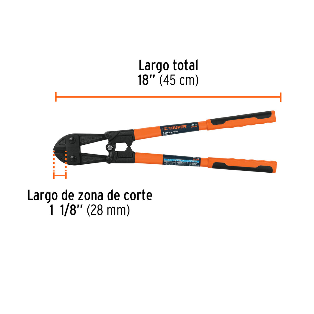 Cortapernos 18", profesional, TRUPER CP-18X (12832)