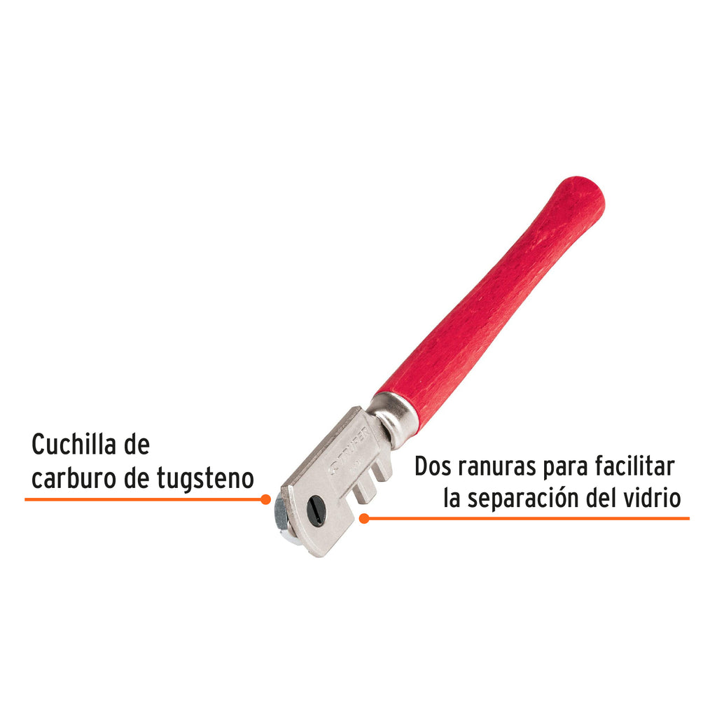 Cortador de vidrio 5" con 6 cuchillas, TRUPER CV-5X (12954)