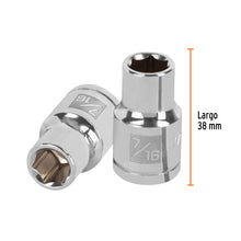 Cargar imagen en el visor de la galería, Dado de 7/16", 6 puntas, cuadro 1/2", TRUPER D-1214-H (13231)