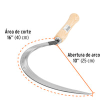 Cargar imagen en el visor de la galería, Rozadera dentada # 0, 16", TRUPER HP-0 (15120)