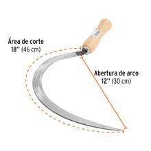 Cargar imagen en el visor de la galería, Rozadera dentada # 1, 18", TRUPER HP-1 (15121)