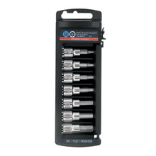 Cargar imagen en el visor de la galería, Juego de 7 dados punta hexagonal std, cuadro 3/8", TRUPER JPH-3/8X7P (14169)