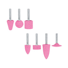 Cargar imagen en el visor de la galería, Juego de 7 piedras montadas zanco 1/4", uso general, TRUPER JPM-7 (12446)