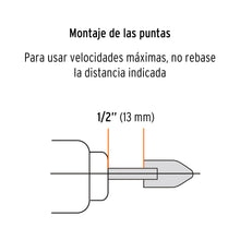 Cargar imagen en el visor de la galería, Juego de 7 piedras montadas zanco 1/4", uso general, TRUPER JPM-7 (12446)