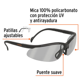 Lentes de seguridad interior-exterior, TRUPER LEDE-IE (10824)