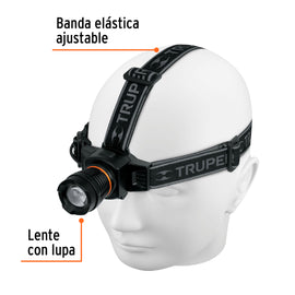 Linterna de minero LED 430 lm, recargable, TRUPER EXPERT LI-CA-340R (16716)