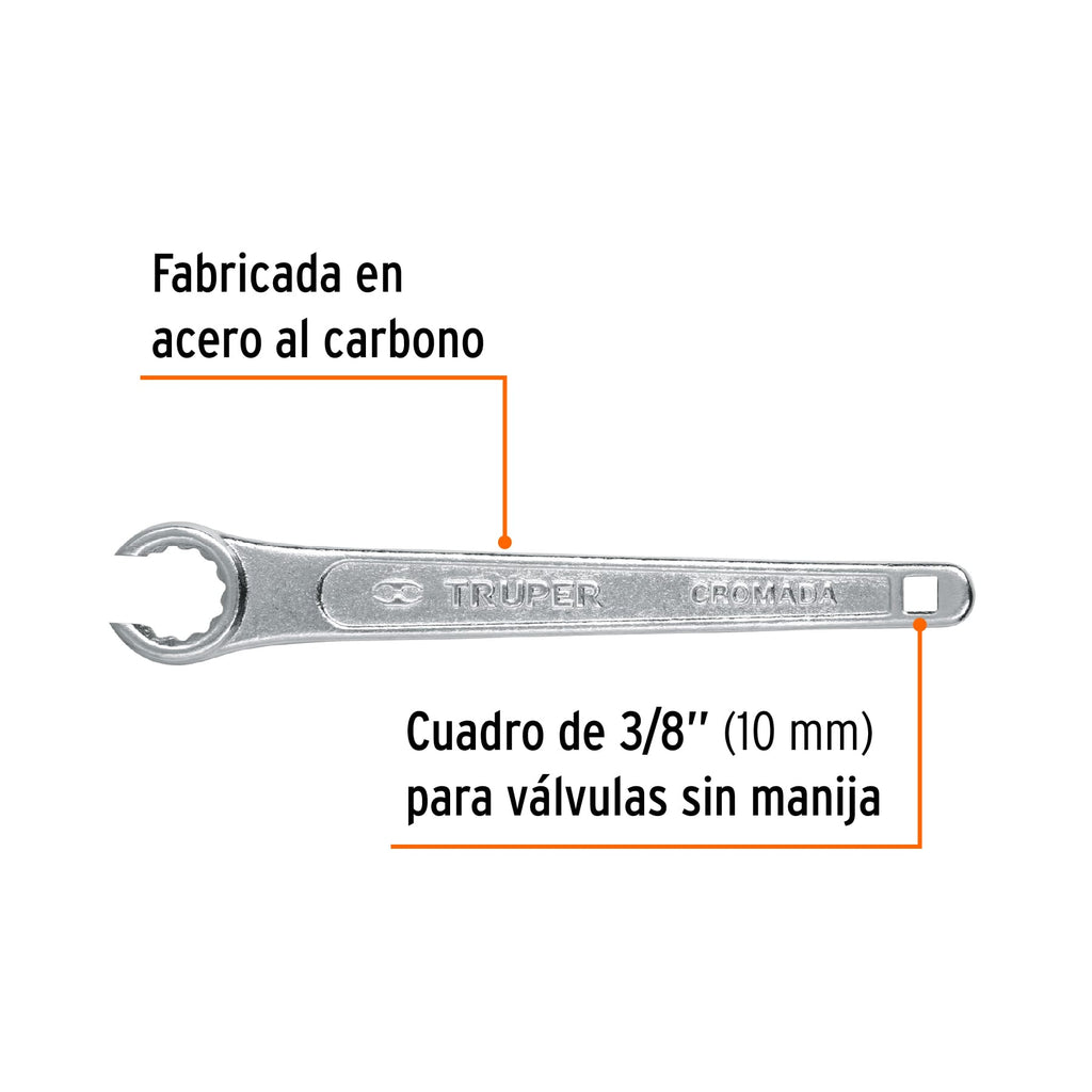 Llave 9" para tanque de gas, TRUPER LL-GA (15490)