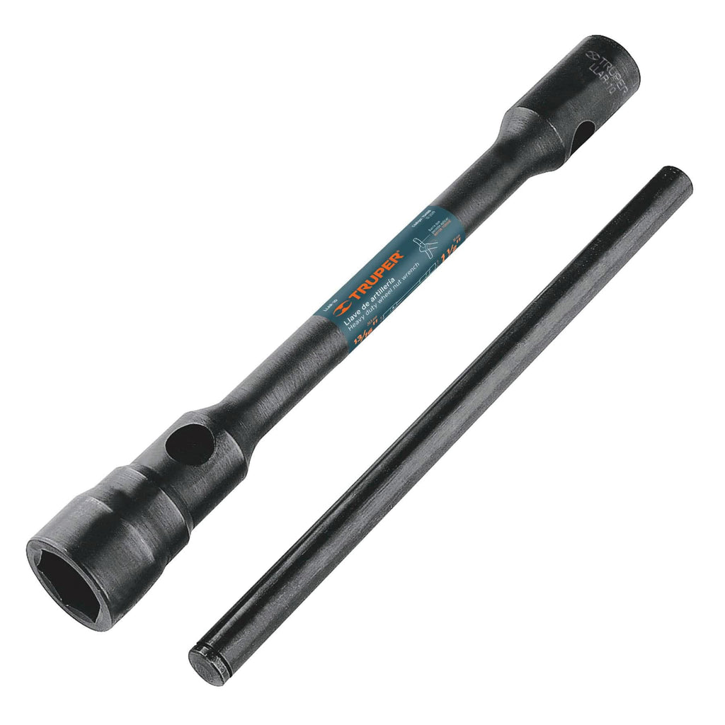 Llave de artillería 13/16 x 1-1/2" boca cuadrada y hexagonal TRUPER LLAR-10 (15488)