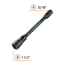 Cargar imagen en el visor de la galería, Llave de artillería 13/16 x 1-1/2" boca cuadrada y hexagonal TRUPER LLAR-10 (15488)