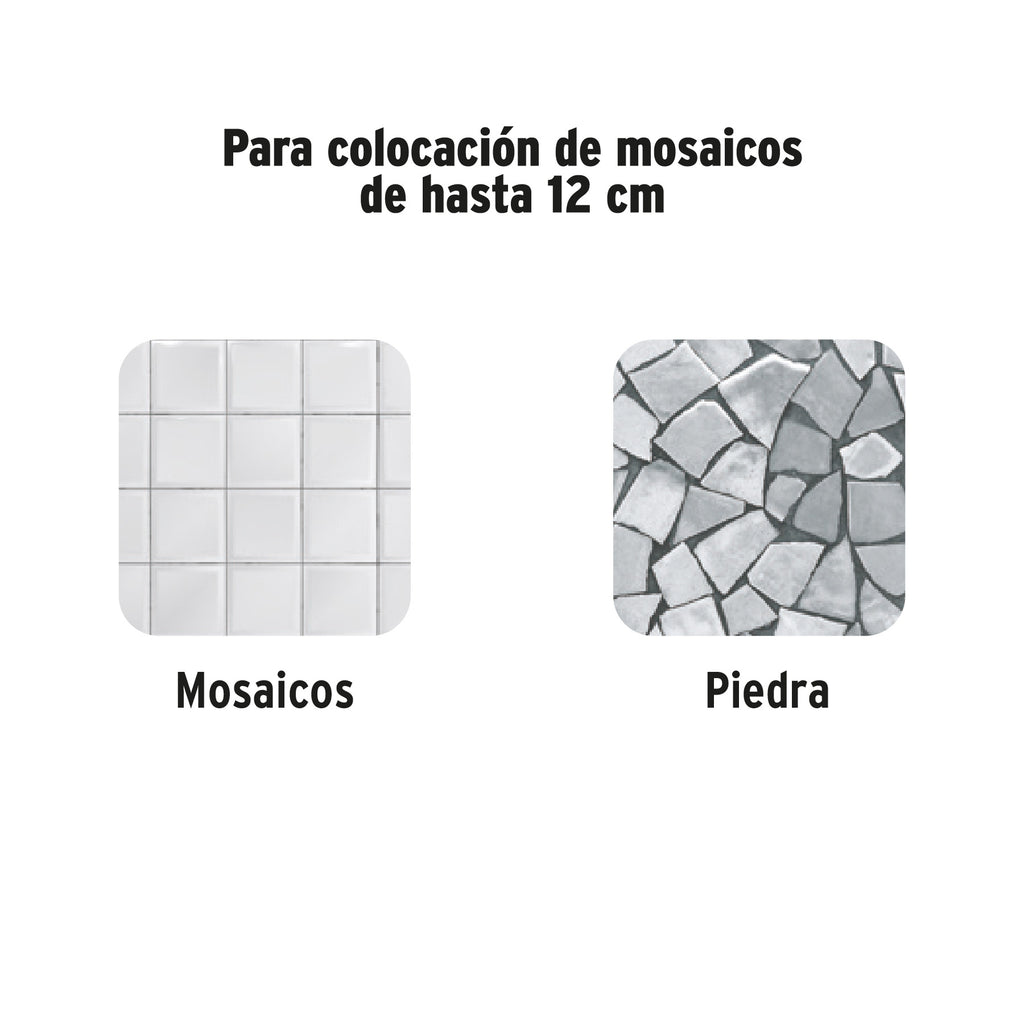 Llana 11" dentado triangular, 6 remaches, mango madera, TRUPER LLM-6D (15409)