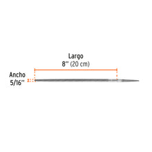 Cargar imagen en el visor de la galería, Lima redonda bastarda 8", TRUPER LRB- 8 (15189)