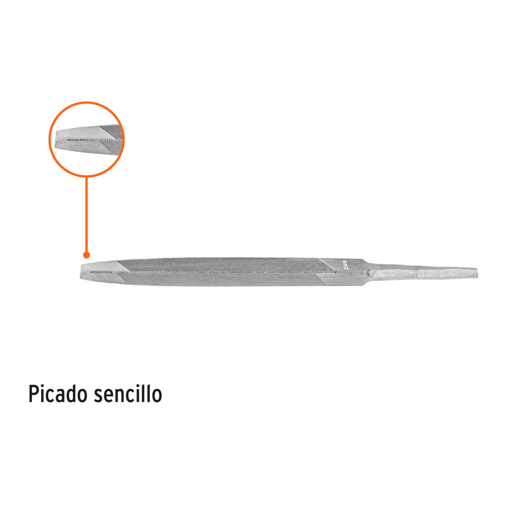 Lima triángulo pesado 4", 32 dpp, TRUPER