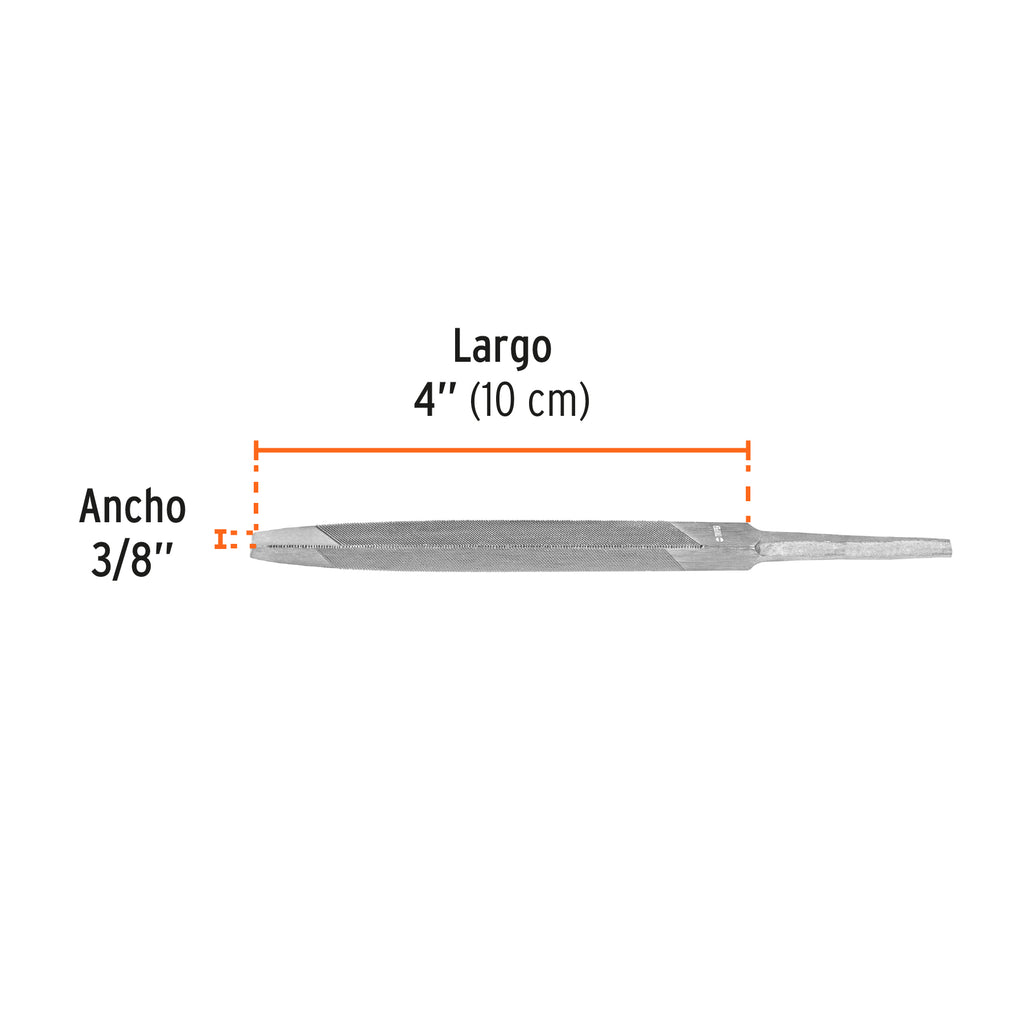 Lima triángulo pesado 4", 32 dpp, TRUPER