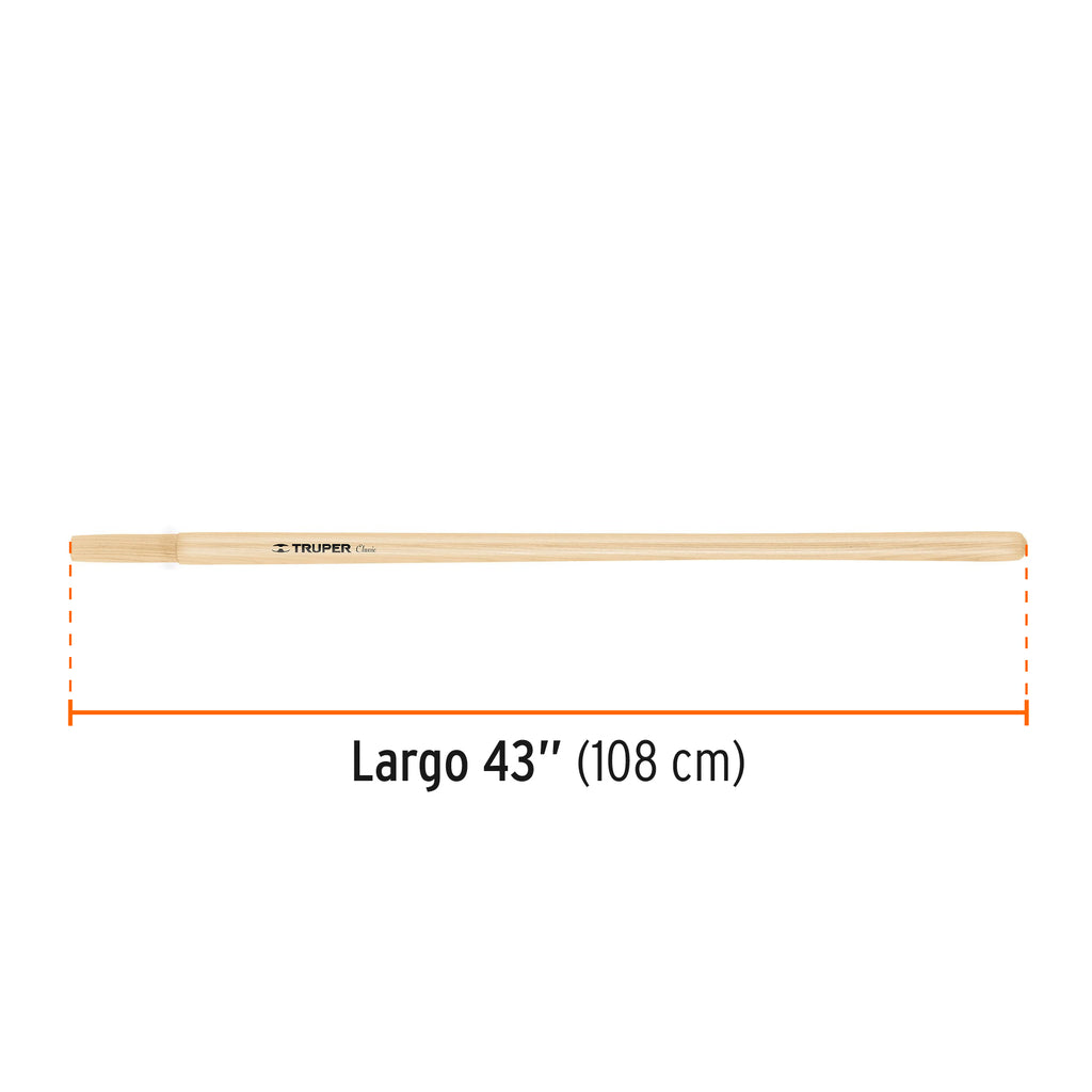 Mango de reposición para pala larga Classic, 45", TRUPER  MG-PL (15902)