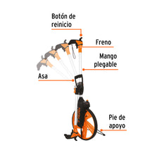 Cargar imagen en el visor de la galería, Odómetro con freno, rueda de 13", TRUPER ODM-12 (15831)