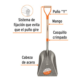 Pala carbonera Classic, puño