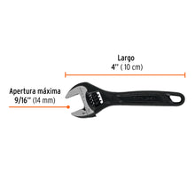 Cargar imagen en el visor de la galería, Llave perica 4" profesional pavonada, TRUPER Expert PET-4 (15497)