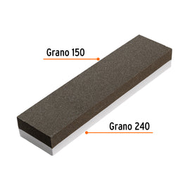 Piedra para asentar 200 mm, doble grano 150 y 240, TRUPER PIAS-108 (11668)