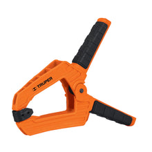 Cargar imagen en el visor de la galería, Prensa de resorte de 6", cuerpo de nylon con mango de TPR, TRUPER PRE-6 (17701)