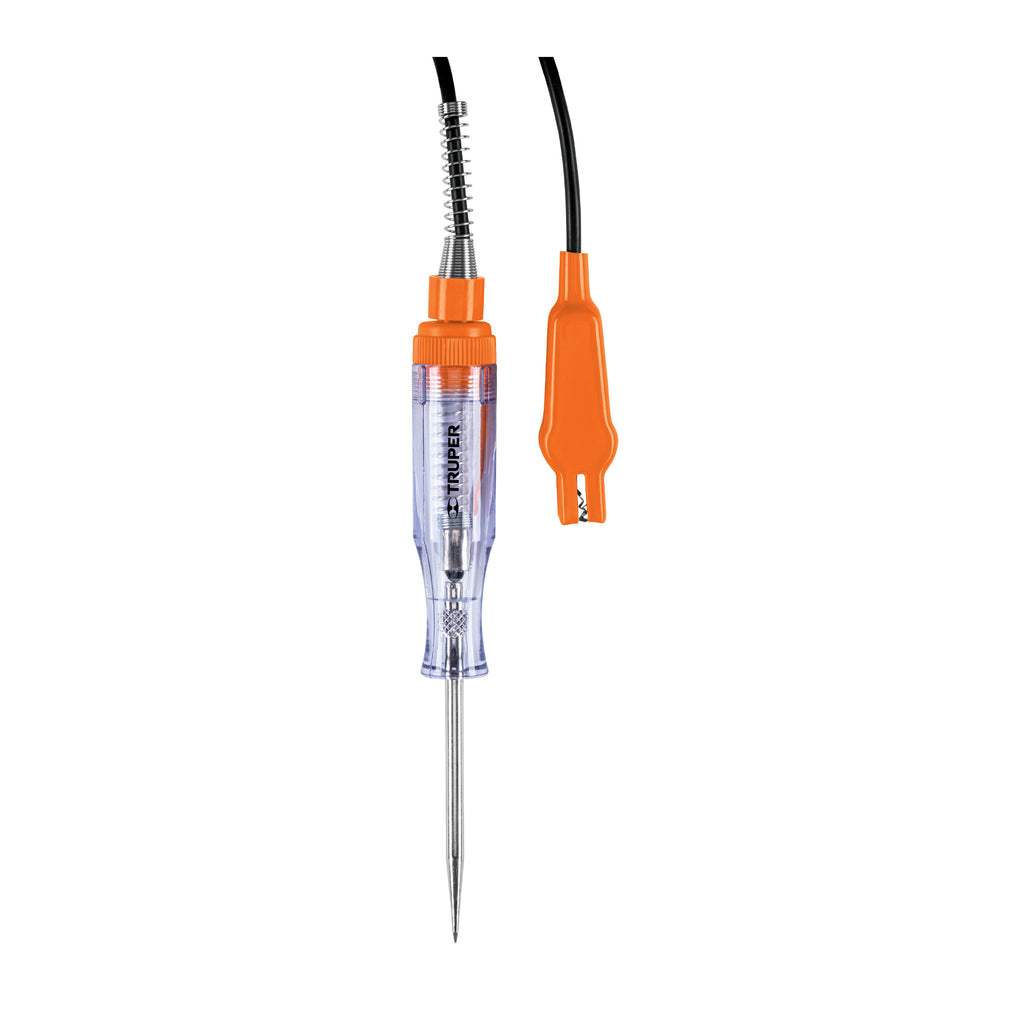 Probador de circuitos de corriente directa 20 cm, c/caimán TRUPER PROCO-20X (13985)