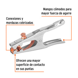 Pinza para tierra de 500 A, TRUPER PTI-500 (14235)