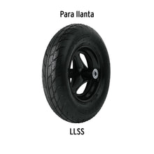 Cargar imagen en el visor de la galería, Llanta neumática rodada lisa 16", sin cámara, TRUPER SS (11856)