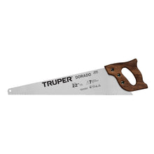 Cargar imagen en el visor de la galería, Serrucho 22" Dorado, 7 DPP, TRUPER STD-22 (18169)