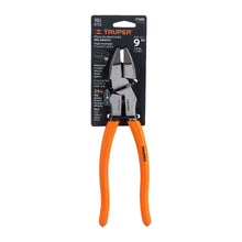 Cargar imagen en el visor de la galería, Pinza para electricista 9" alta palanca mango PVC T210-9 (17328)