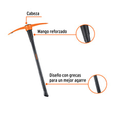 Cargar imagen en el visor de la galería, Zapapico 5 lb, mango fibra de vidrio 36", TRUPER ZP-5MX (18646)