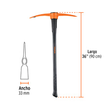 Cargar imagen en el visor de la galería, Zapapico 5 lb, mango fibra de vidrio 36", TRUPER ZP-5MX (18646)