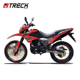 MOTOCICLETA COLOR ROJA  MATT 250 C.C. TRECK