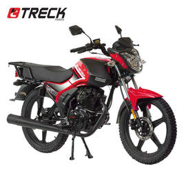 MOTOCICLETA COLOR ROJA  JIN 150 C.C TRECK