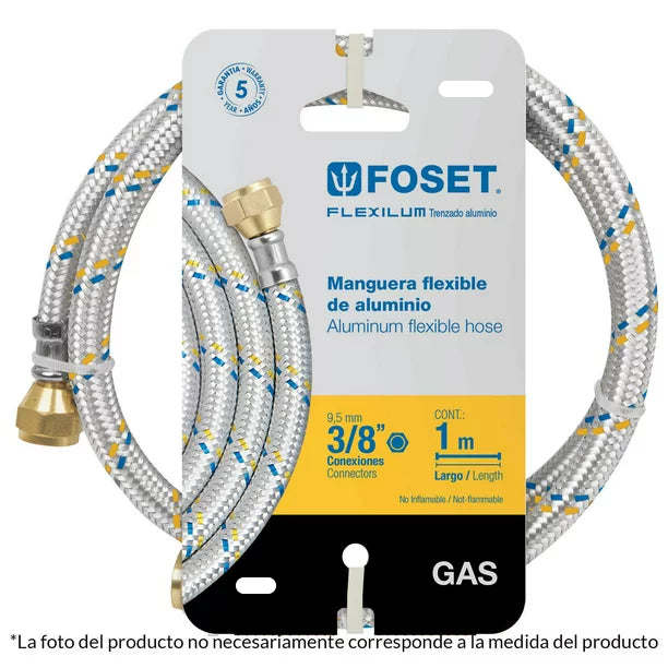 Manguera flexible de aluminio para gas FGA-10P (24061) Foset