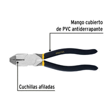 Cargar imagen en el visor de la galería, Pinza para electricista 9&quot; uso rudo, mango de PVC, PRETUL 219-P (22612)