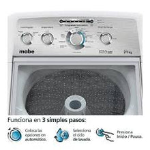 Cargar imagen en el visor de la galería, lavadora Mabe LMA71214VBAB0 21 kg color blanca