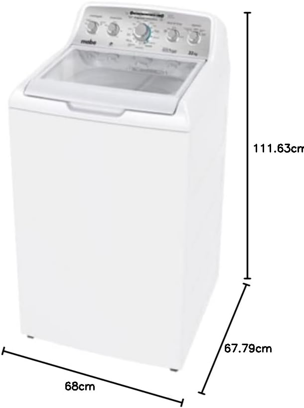 lavadora Mabe LMA71214VBAB0 21 kg color blanca