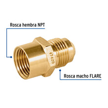 Cargar imagen en el visor de la galería, Niple de campana para gas 3/8 x 3/8 (01-0701)