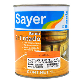 Barniz entintado SAYER LT-0121.30 arce 1L