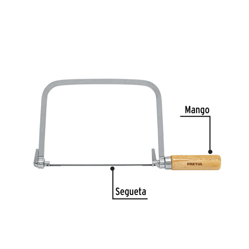 Arco calador con 5 seguetas de 6-1/2", PRETUL ACA-6 (20000)