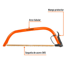 Cargar imagen en el visor de la galería, Arco jardinero tubular con segueta AJT-21 (10254) TRUPER