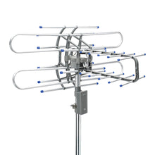 Cargar imagen en el visor de la galería, Antena aérea para TV HD, giratoria 360° con control, VOLTECK ANGI-360 (48115)