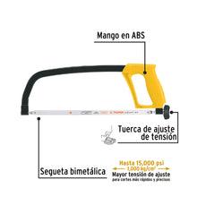 Cargar imagen en el visor de la galería, Arco 12&quot; de solera para segueta, PRETUL APS-12 (20017)