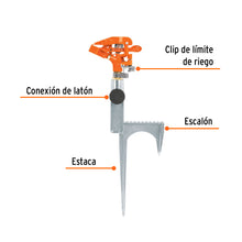 Cargar imagen en el visor de la galería, Aspersor metálico con estaca de escalón ASP-11R (10323) TRUPER