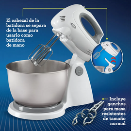 Batidora  de mano y pedestal  6 velocidades (2610-13) OSTER